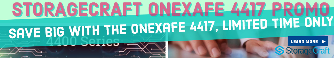 StorageCraft OneXafe 4417 Promo